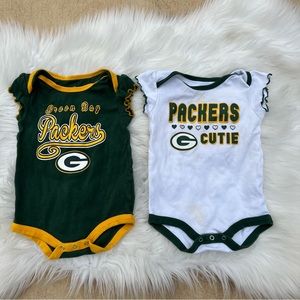 Greenbay Packers Onesie Bundle 6-9 Months